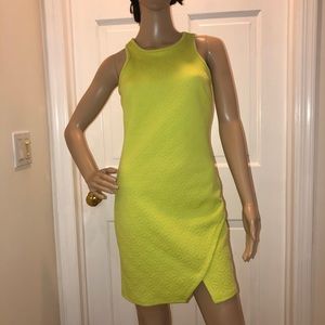Romeo & Juliet Couture Lime Textured Dress Size S